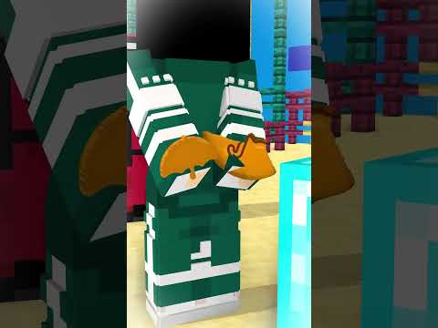 Help Herobrine Choose Heaven or Hell Minecraft Squid Game Animation (Bones- Imagine Dragons) #shorts