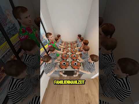 Entwerfen Sie ein 4 m² großes Haus für 10 Kinder! #shorts