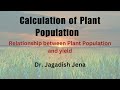 Plant Population and Yield Relationships