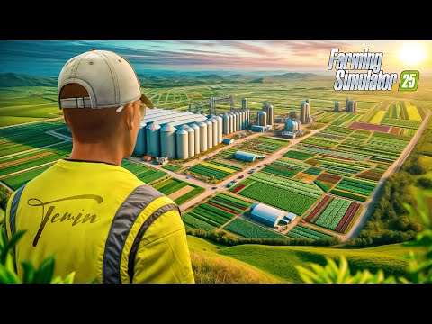 МЕГА ФЕРМА - ВСЕ СЕРИИ ПОДРЯД - FARMING SIMULATOR 25