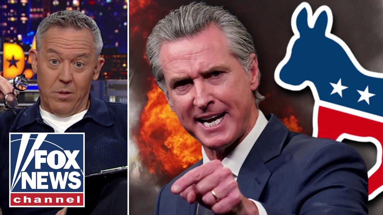 Gutfeld: Newsom’s 2028 hopes are going up in flames