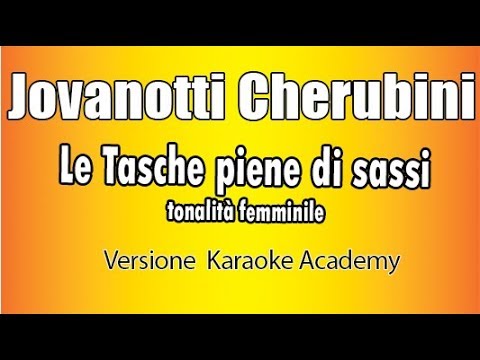 Jovanotti Cherubini Le tasche piene di sassi (Versione Karaoke Academy Italia)