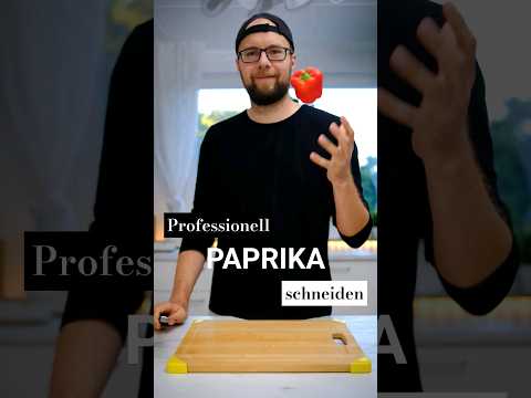 Paprika falsch vs. richtig schneiden