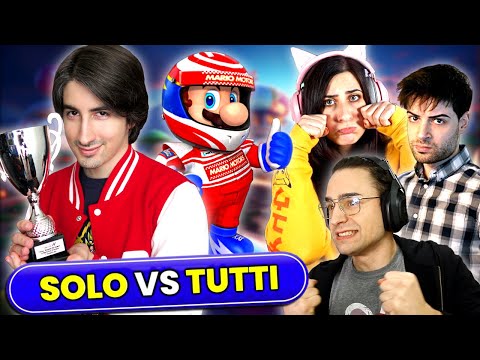 SFIDO da SOLO la SQUADRA di TUBE, BLAZI e FRANCY su Mario Kart 8 ma...