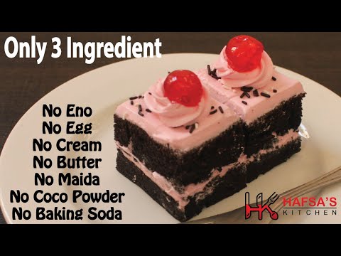 3 Ingredients Chocolate Pastry In Lock Down |No Maida,Cream,Egg,Oven,Soda,Eno| चॉकलेट पेस्ट्री बनाए