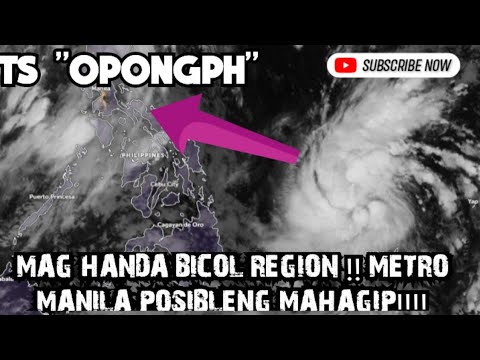 BAGYONG "OPONG" MQS LUMAKAS PA PAG HAHANDA BICOL REGION !!!