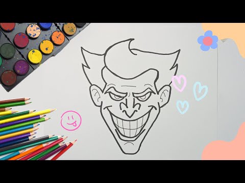 Menggambar Karakter Joker Mudah Untuk Anak