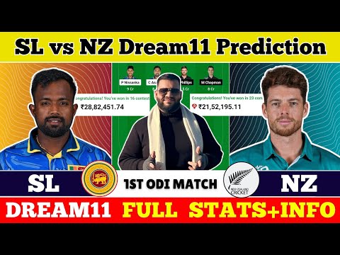 SL vs NZ Dream11 Prediction|SL vs NZ Dream11|SL vs NZ Dream11 Team|