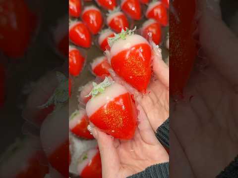 Jewel Strawberry Mochi #japanesefood