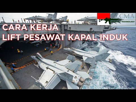 Cara Kerja Lift Pesawat di Kapal Induk