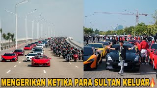 MENGERIKAN SUARA MOBIL SUPER CAR DAN SUPER BIKE KETIKA ADU GEBER‼️