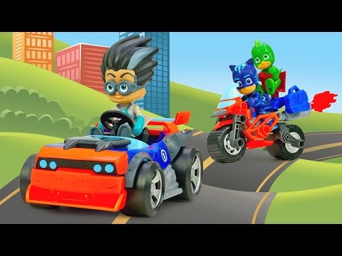 Romeo Sabota a Oficina: Uma Armadilha Para os PJ Masks! Vídeo Infantil