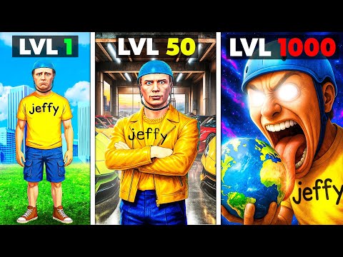 Level 1 To 1000 JEFFY In GTA 5