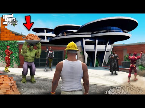 Franklin & Avengers Upgrading And Repairing Franklin's House In GTA 5!