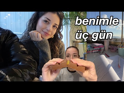 BENİMLE ÜÇ GÜN💗 | SINAVLARA ÇALIŞIYORUZ, DUBAİ ÇİKOLATASI DENİYORUM