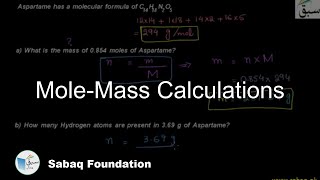 Mole-Mass Calculations