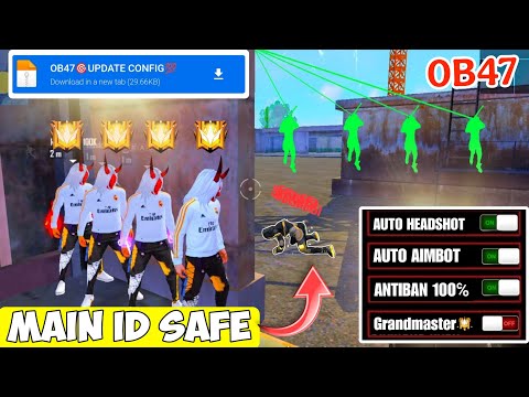 Ob47 update Auto headshot config file free fire aimbot+aimlock | Headshot config file free fire max