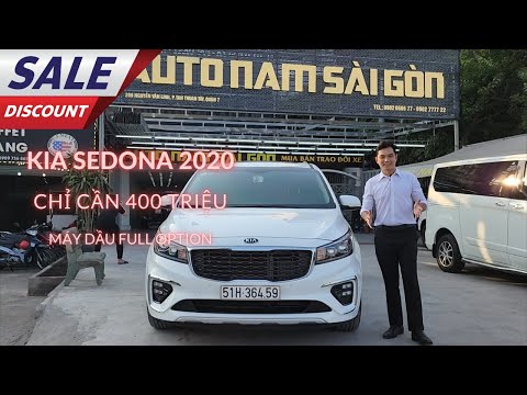 Kia Sedona 2.2 Luxury 2020 - Siêu chạy ít, xe không đâm đụng, nội thất zin sáng da ghế căng sạch sé