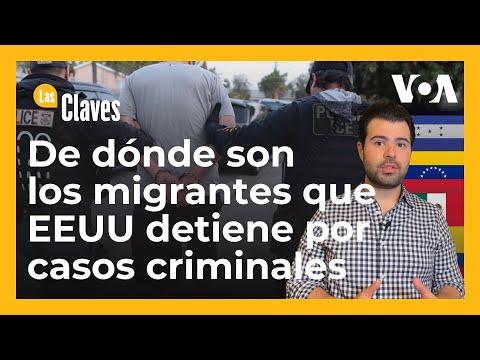 ¿De qué países de América Latina provienen los inmigrantes con más arrestos en EEUU?