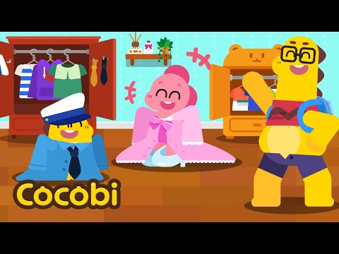 Big or Small Dress-up Fun! | Songs for Kids | Cocobi