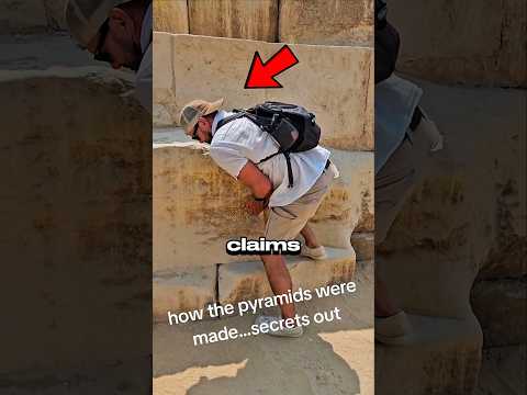 He finally Revealed How the Pyramids Were Built…And Then This Hilarious Thing Happened!