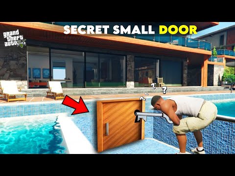 Franklin Found SECRET BUNKER Near Franklin's Swimming POOL in GTA 5