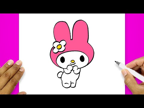 How To Draw My Melody | My Melody Drawing Easy