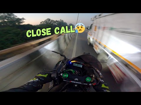 Close call 😱 Morning Ride | Sc Project S1 | Pure Sound | Kawasaki ZX10R