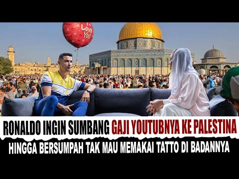 Alasan Cristiano Ronaldo Ingin Sumbang Gaji Youtubenya Ke Palestina