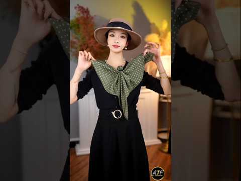 new style tying scarf ? #shorts #scarf #fashion #msbro