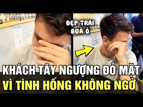 Đang ăn MỲ QUẢNG, khách tây NGƯỢNG ĐỎ MẶT vì phản ứng không ngờ tới của người VN | Tin nhanh 24h