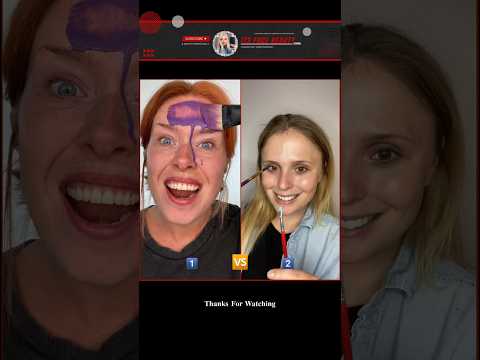 Halloween 🎃 Makeup 1️⃣🆚️2️⃣ #shorts #halloween #horror #duet #itsfacebeauty #circus #makeup #viral