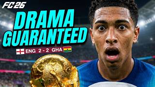England vs Ghana 🇬🇧🇬🇭 World Cup Drama Guaranteed 😱 | FC 26