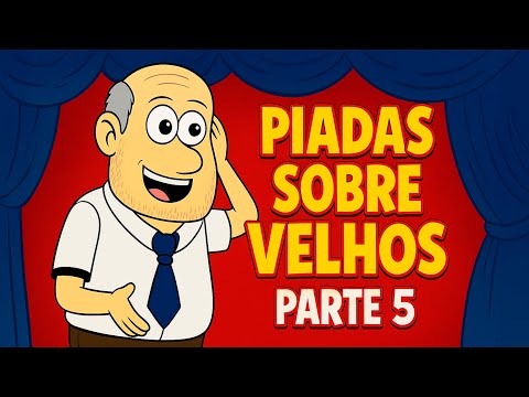 PIADAS ANIMADAS SOBRE VELHOS PARTE 5 - HUMORISTA THIAGO DIAS