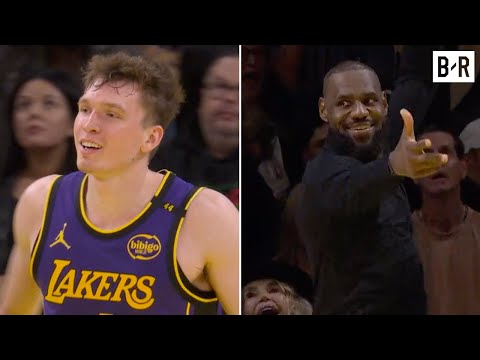 Dalton Knecht's 3rd Quarter Takeover vs. Jazz Had LeBron James Hyped | 2024 NBA Cup