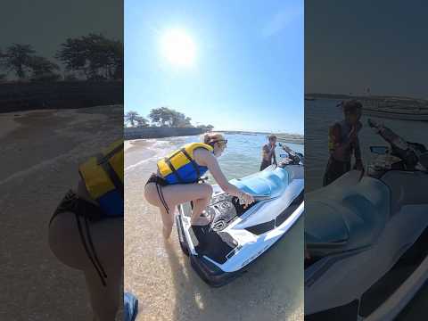 Jetsky time 😍 with pretty friends from Japan 🇯🇵 😍 part 8 #motovlog #tourism