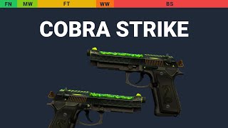 Dual Berettas Cobra Strike Wear Preview
