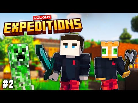 BASE Destroyed? - Minecraft: Colony Expeditions Ep #2