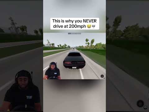 This is why you NEVER drive at 200mph 😭💀