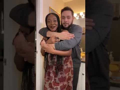 HUSBAND SEES ME WITH BRAIDS FOR THE FIRST TIME #shorts