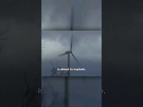 Wind Turbine Gives Up #engineering #fail