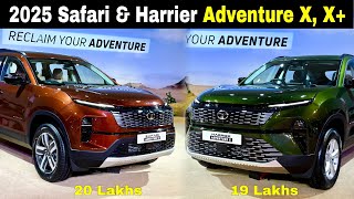 Creta in Danger ⚠️ New 2025 Tata Harrier & Safari Adventure X & X+ Variants launched🔥18.99 & 19.99L