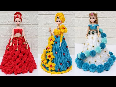 5 Best collection woolen craft doll | simple way to decorate dolls