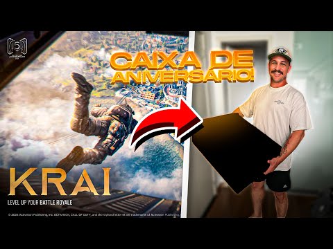 RECEBI UMA CAIXA DO ANIVERSÁRIO DE 5 ANOS DO COD MOBILE