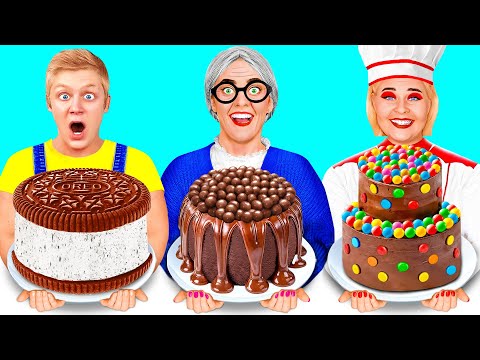 Reto De Cocina Yo vs Abuela | Gadgets Inteligentes vs Hacks de Fun Challenge