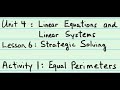 Solving Equations and Perimeter Concepts