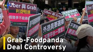 YouTube video thumbnail: Calls Grow To Block Grab’s Foodpanda Taiwan Acquisition Deal