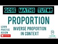 Inverse Proportion and Work Problems