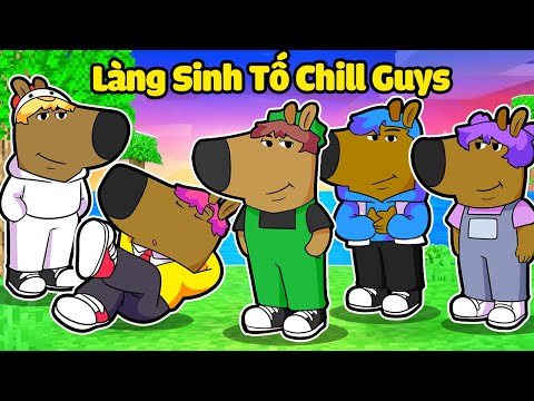 Làng Sinh Tố Trở Thành CHILL GUY Trong Minecraft