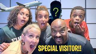 WHO is at the AIRPORT?!  😲 HUGE SURPRISE Pickup!